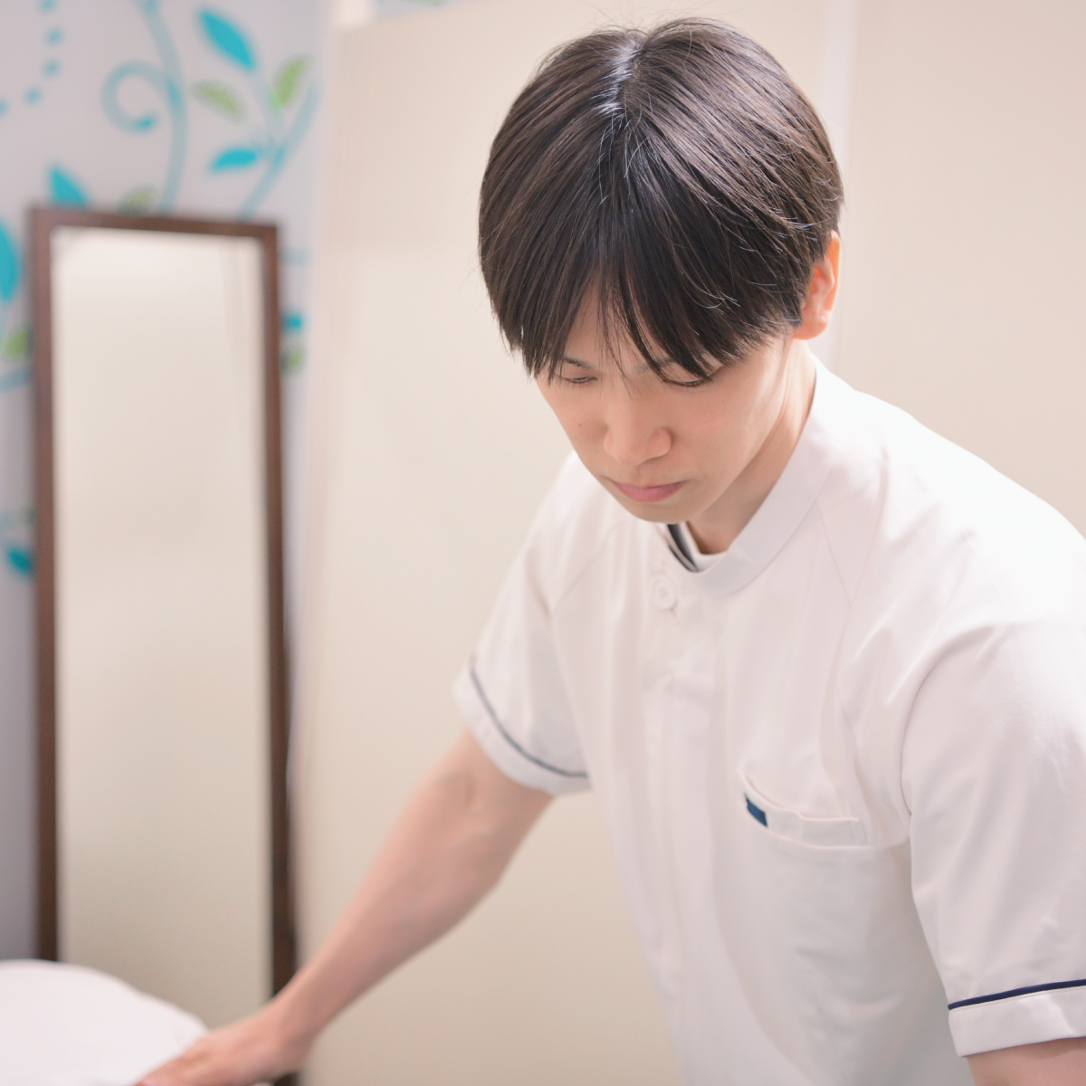 銀座・横浜中山の整体「リキュア」横浜中山院のカウンセリング写真